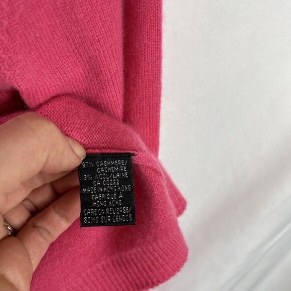 Studio E Cashmere Pink Turtleneck Sweater Women's Size L - Picture 5 of 8